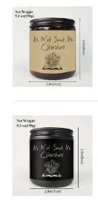 "It's Not Smut It's Cliterature" Candle