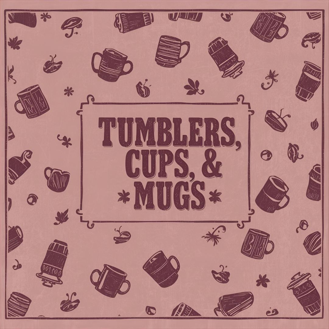 Tumblers, Cups & Mugs