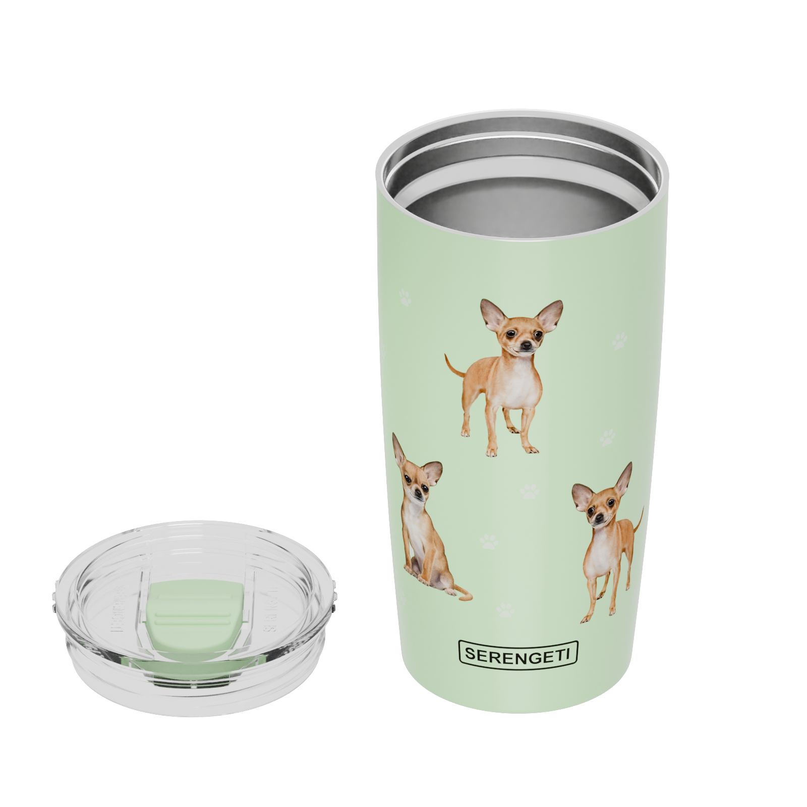 3D Printed - Chihuahua - Tumbler, Leak-Proof, Durable 20 Oz