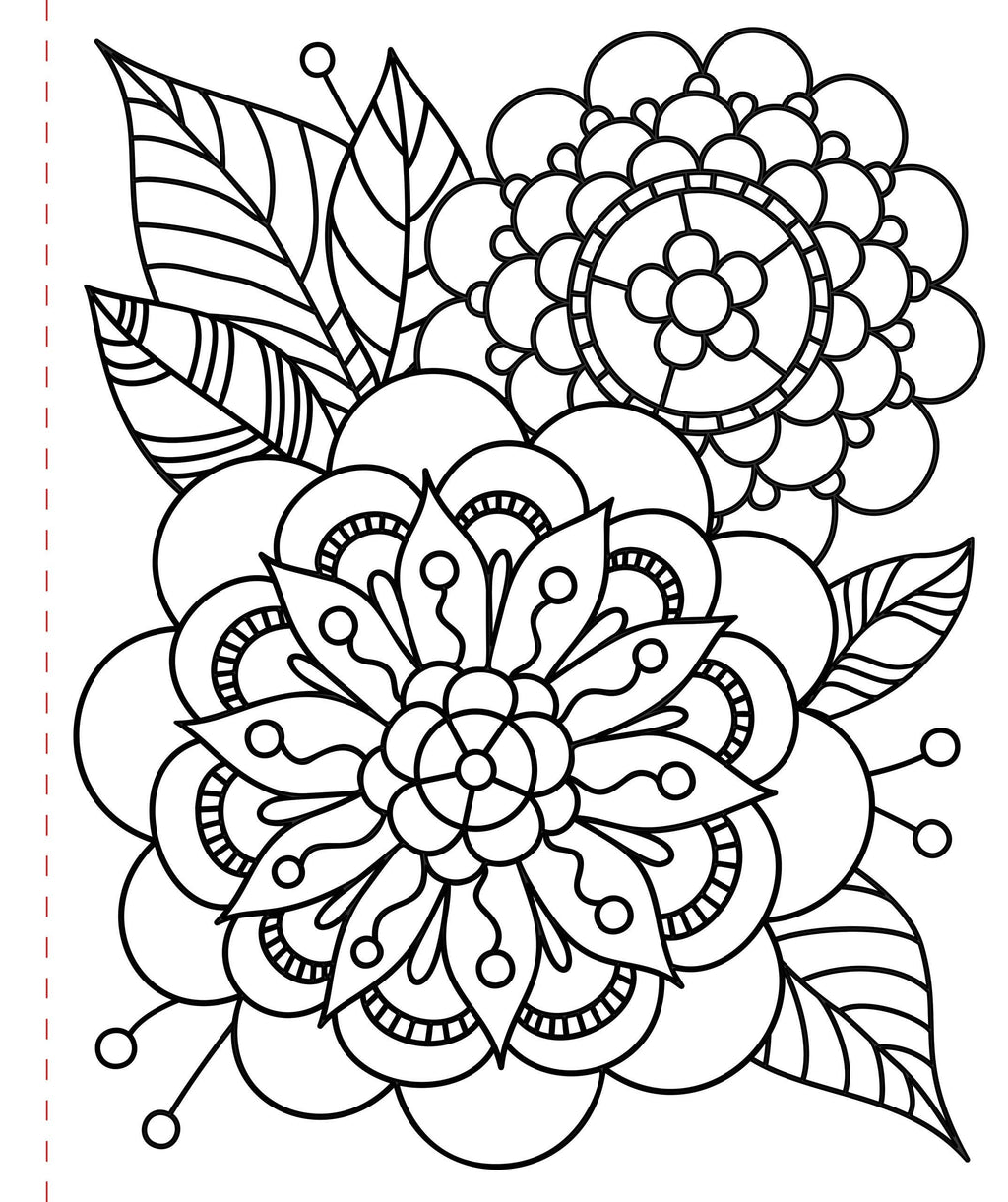 Large Print Coloring Book - Mindfulness