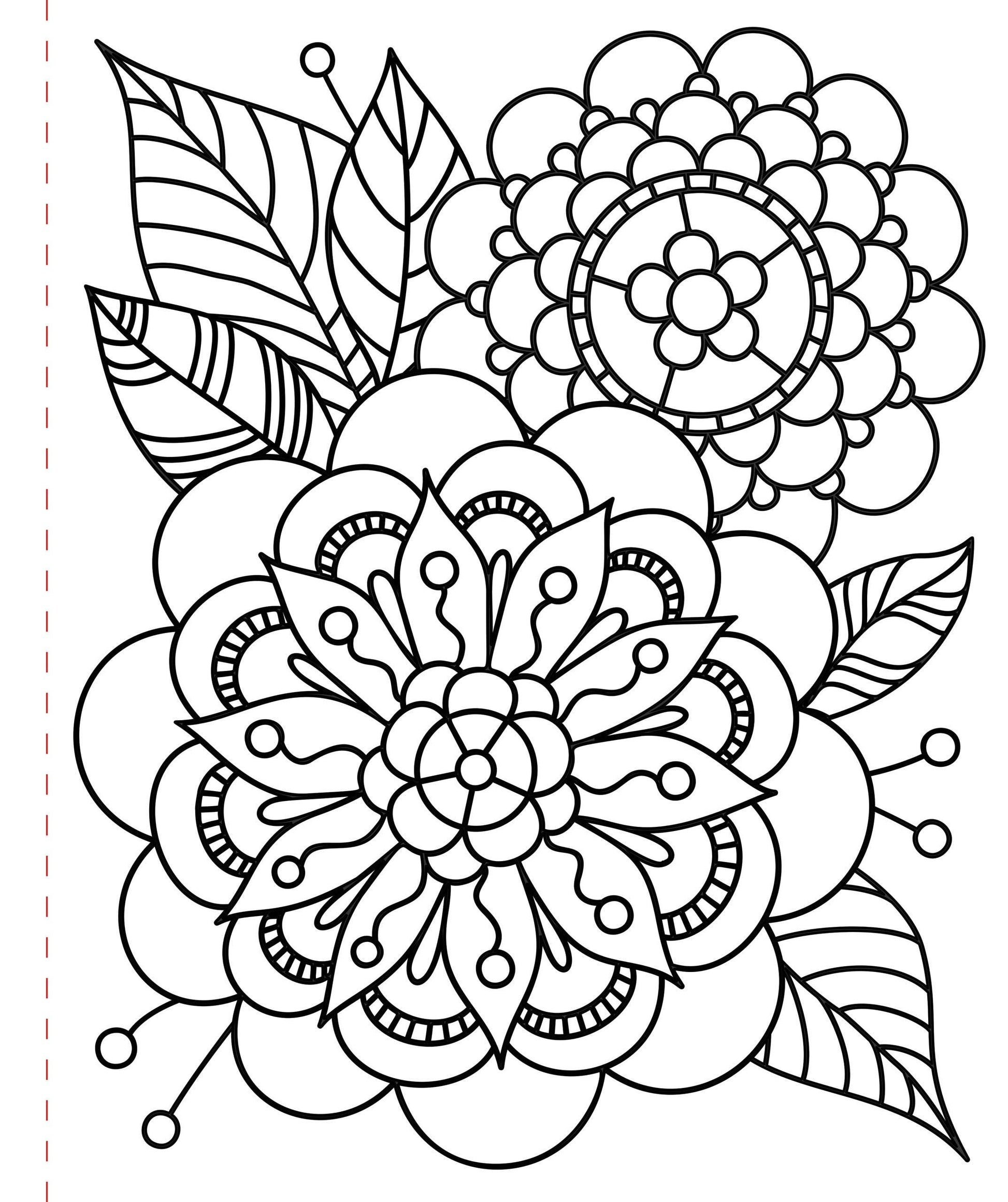 Large Print Coloring Book - Mindfulness