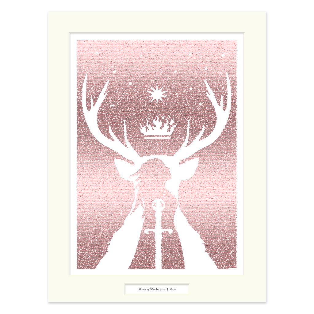 Throne of Glass Matted Print