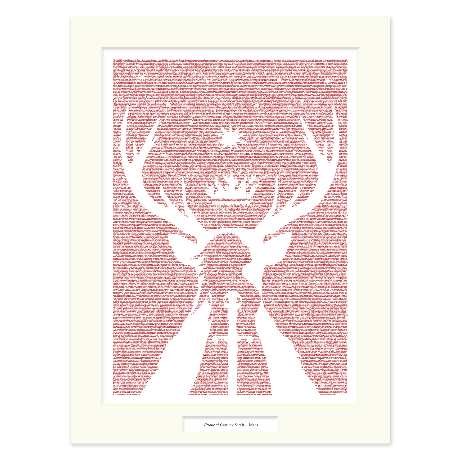 Throne of Glass Matted Print