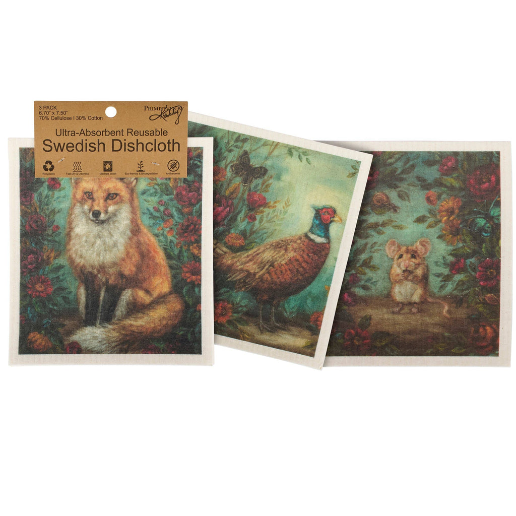 Fall Woodland Swedish Cloth Set