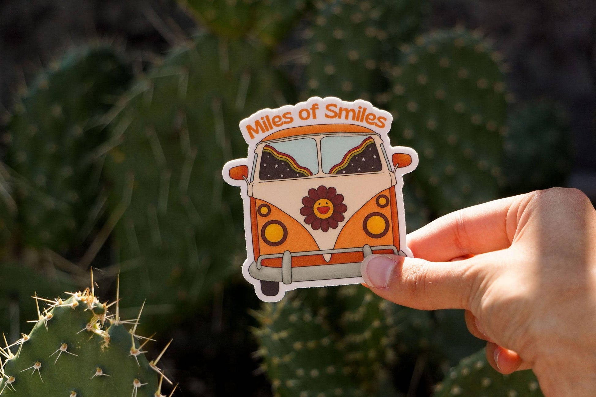 MILES OF SMILES STICKER