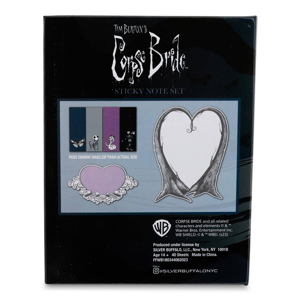 Corpse Bride Butterflies Sticky Note and Tab Set