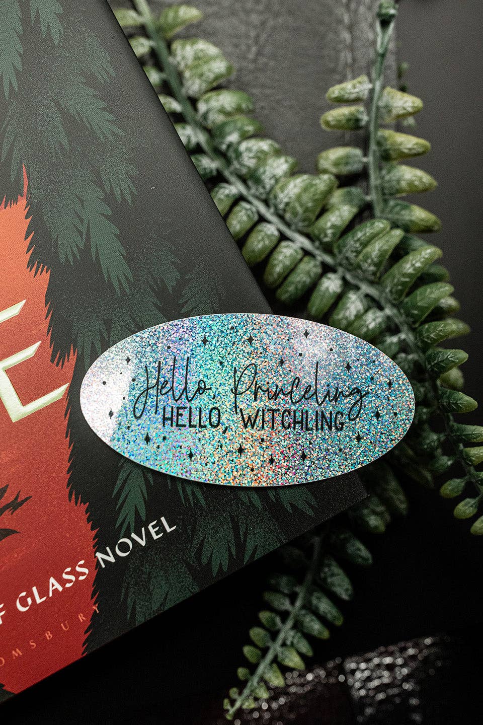 Hello Princeling/Witchling holographic glitter sticker | TOG