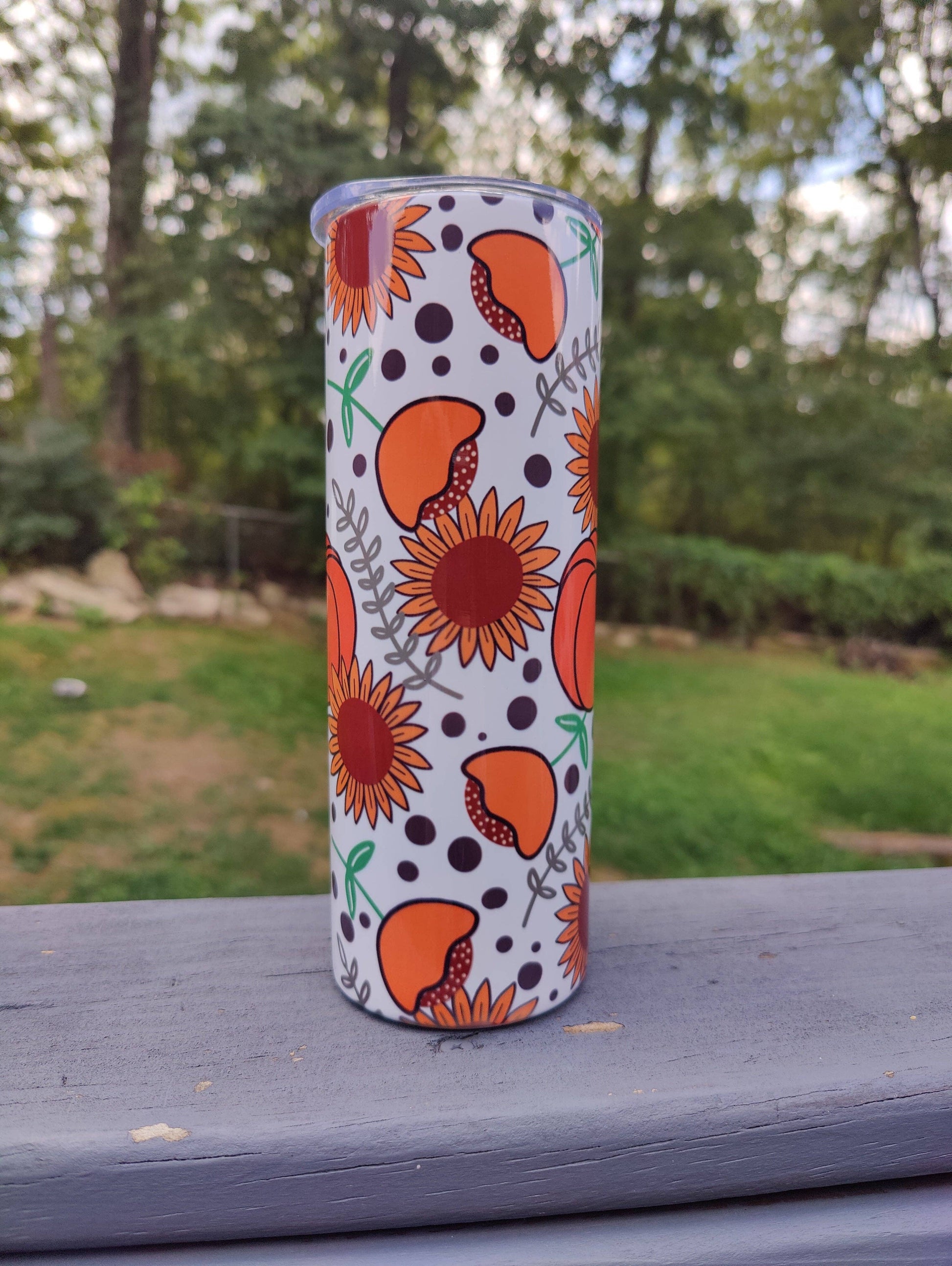 Cozy Fall (white) 20oz Tumbler