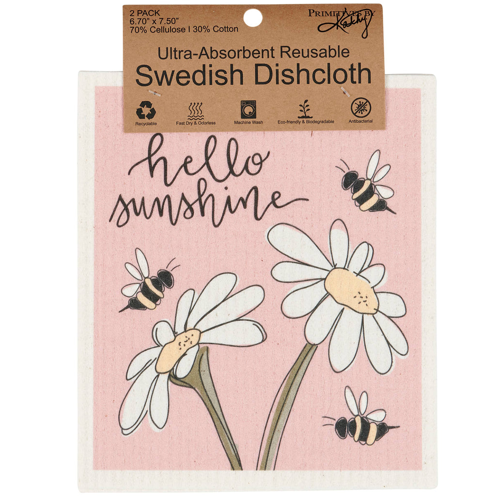 Sunshine Swedish Dishcloth Set