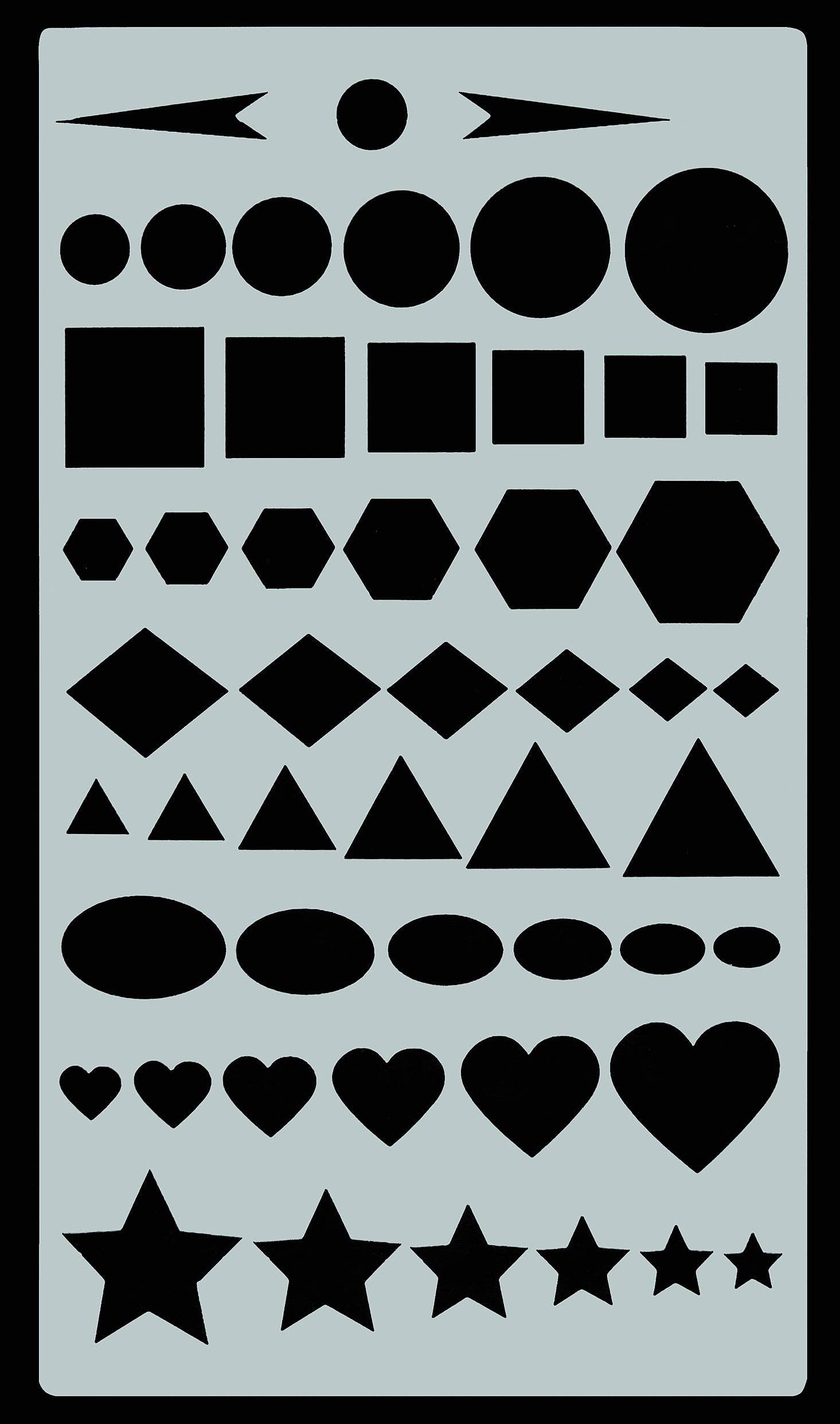 Essentials Dotted Journal Stencil Set