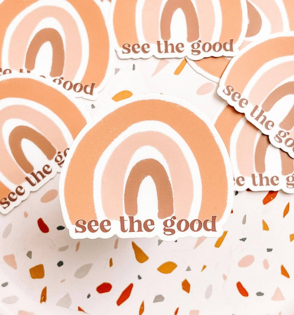 See the Good Boho Rainbow Sticker