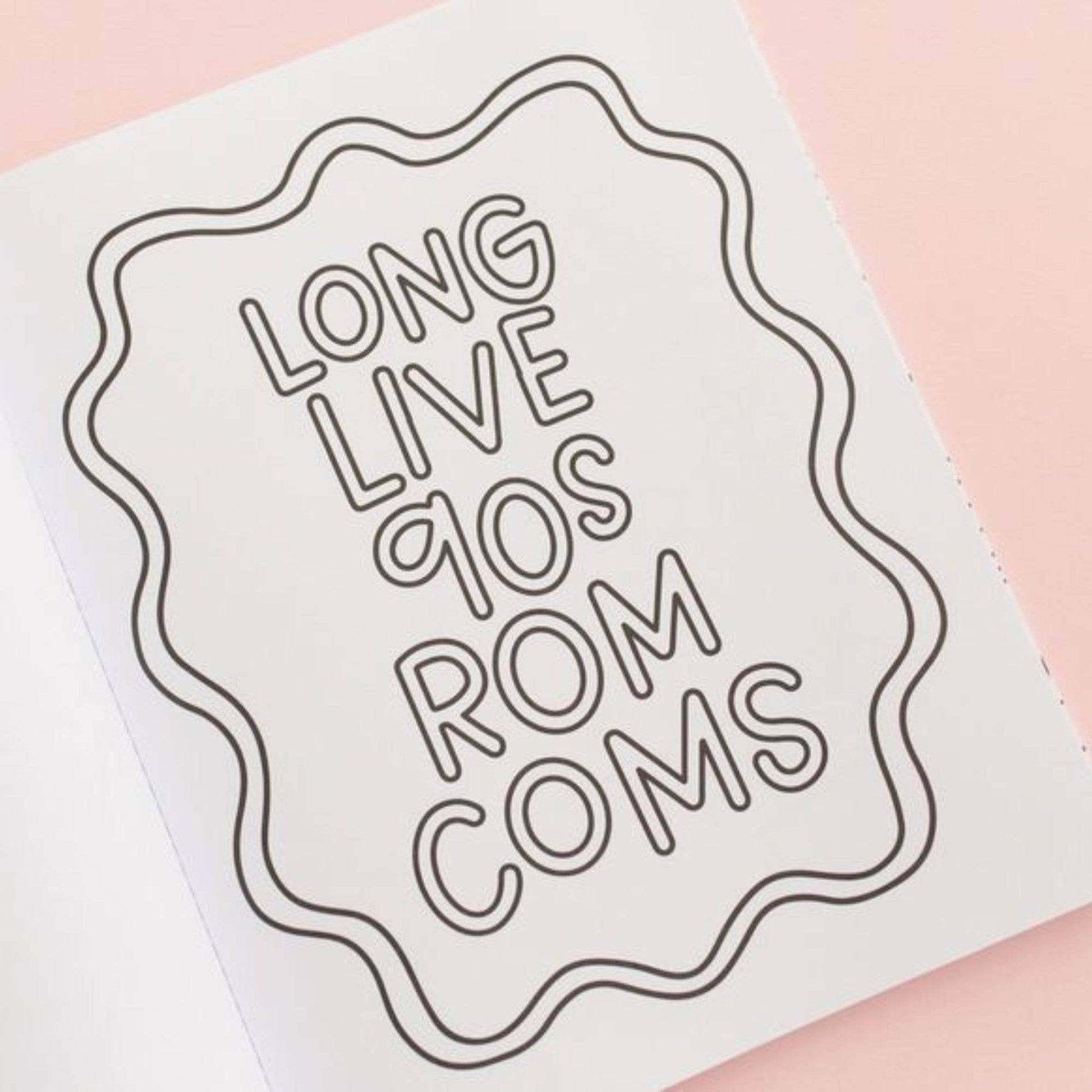 Rom Com Lover Coloring Book