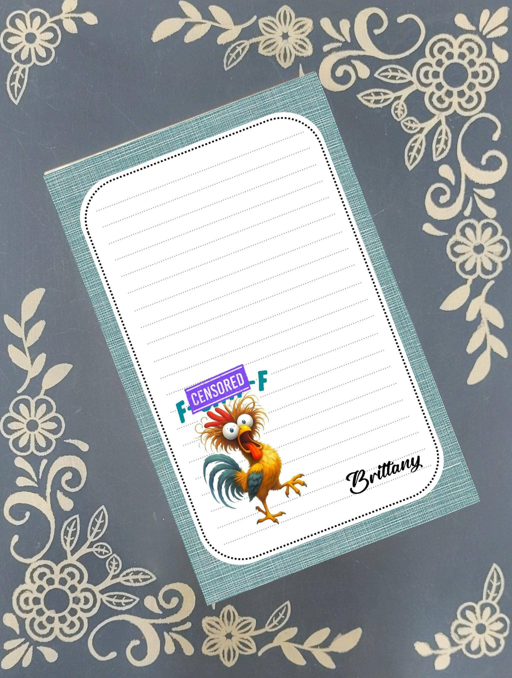 Notepad Adult Chicken Foul Language