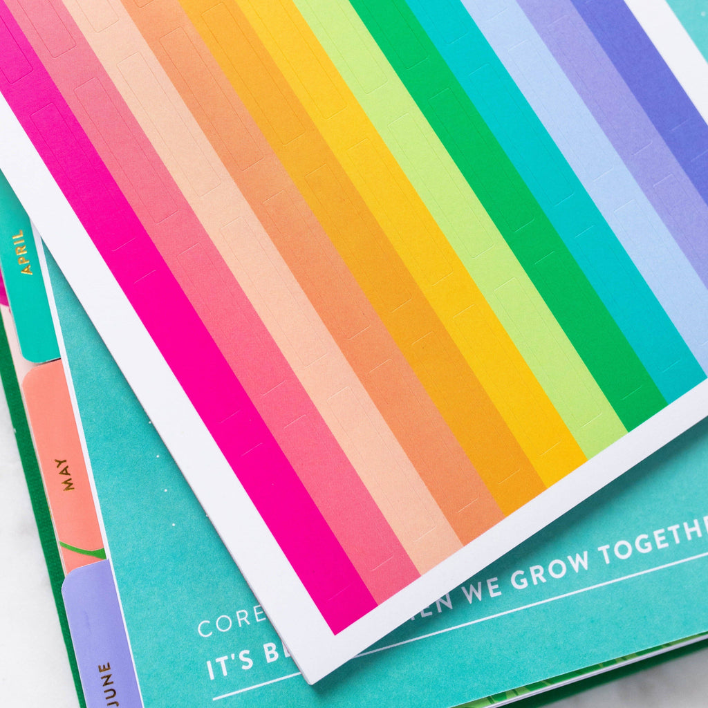 Time Blocking Sticker Book