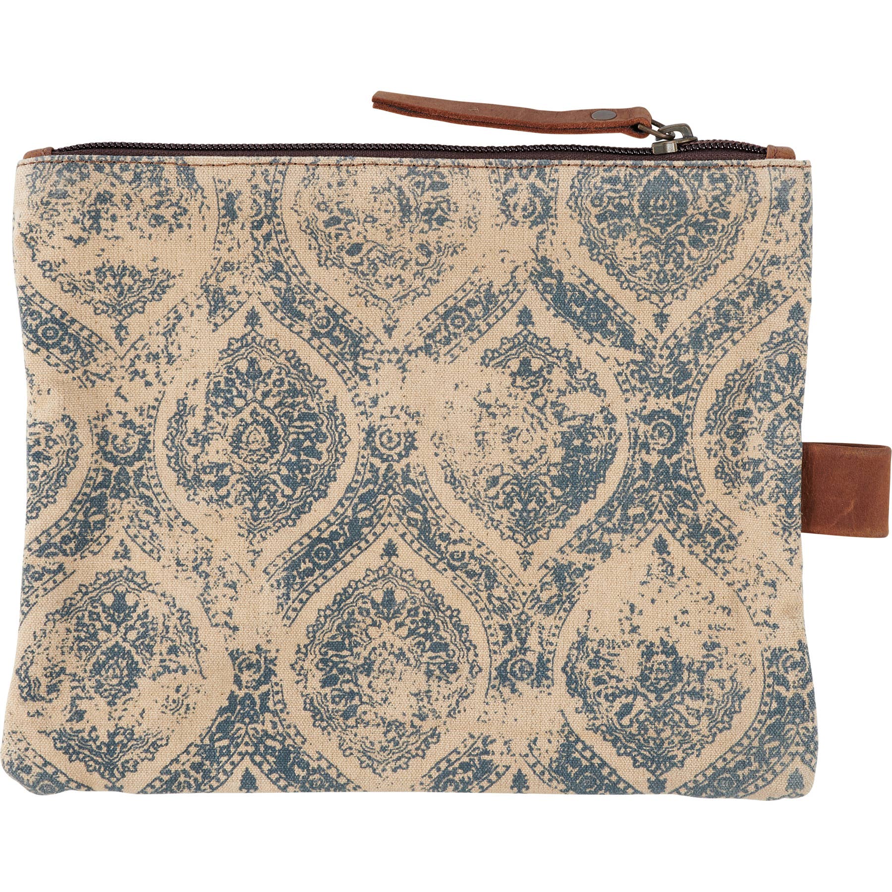 Indigo Zipper Pouch