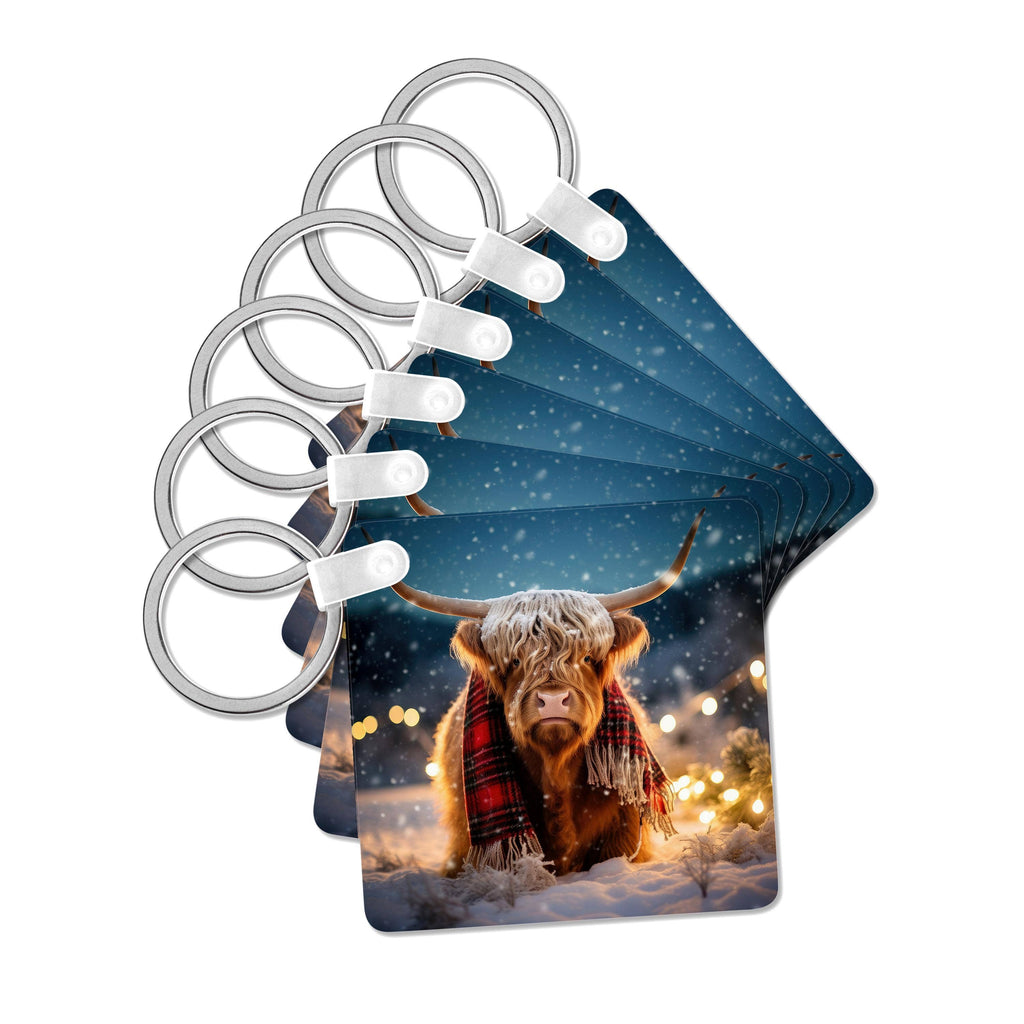 Highland cow, Key Chain