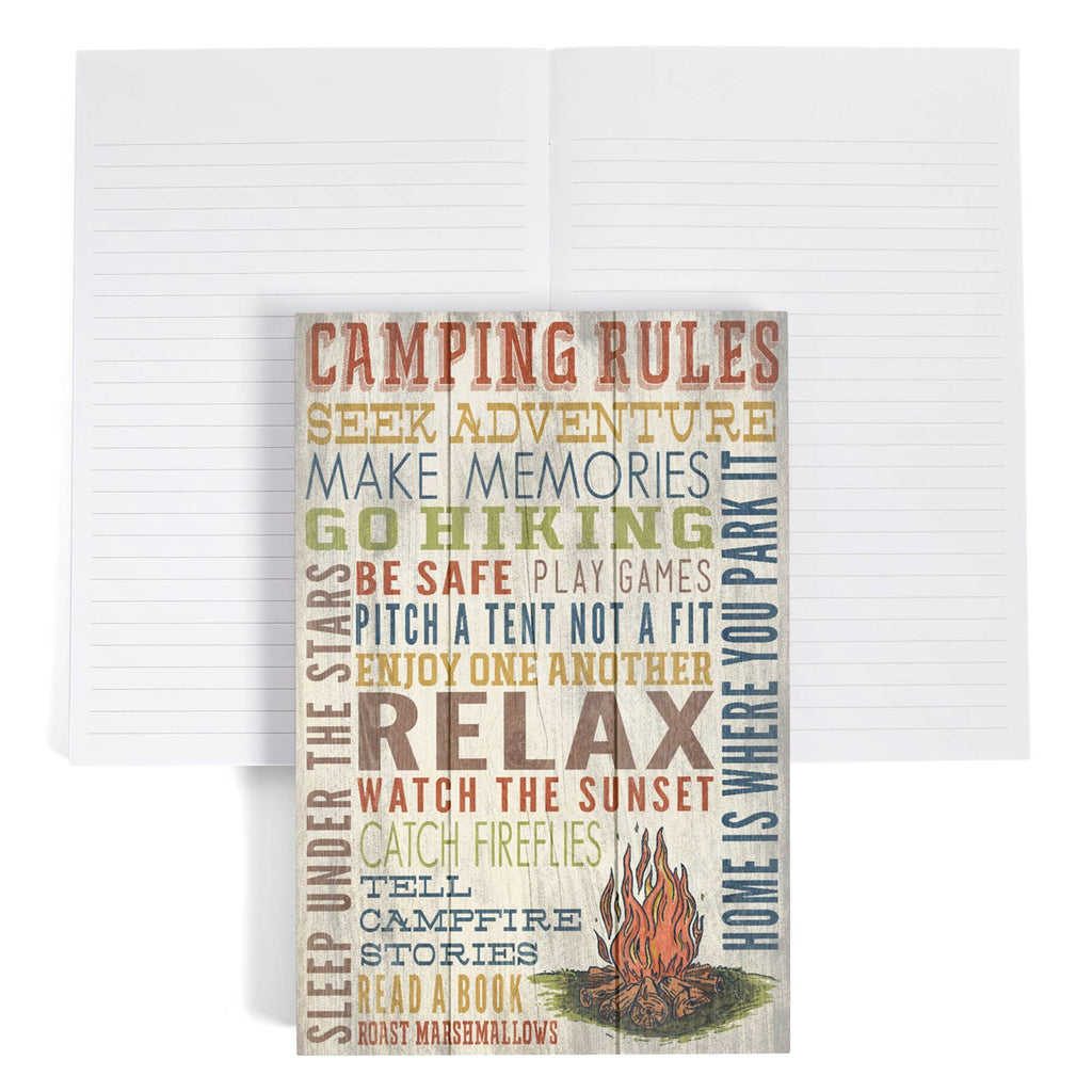 PREMIUM JOURNAL Camping Rules, Home Is Where You Park It