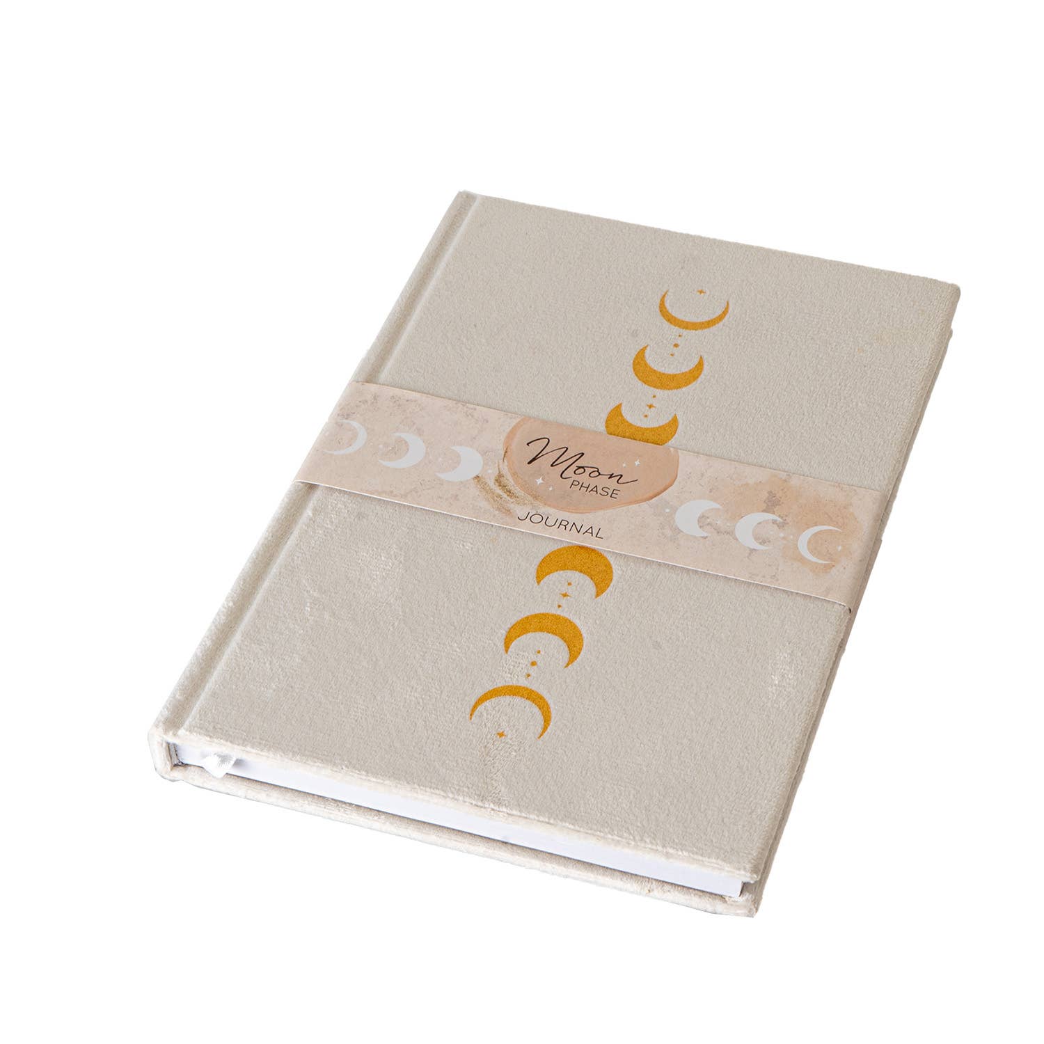Moon Phases Velvet A5 Journal