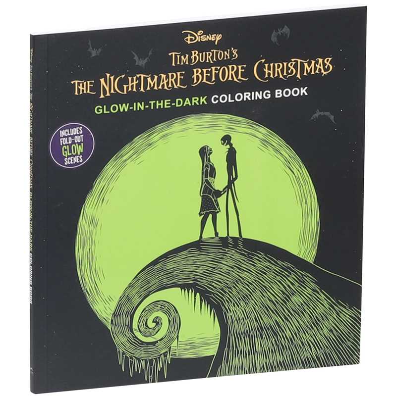 Disney Tim Burton's The Nightmare Before Christmas Glow-in-the-Dark Coloring Book by Editors of Thunder Bay Press