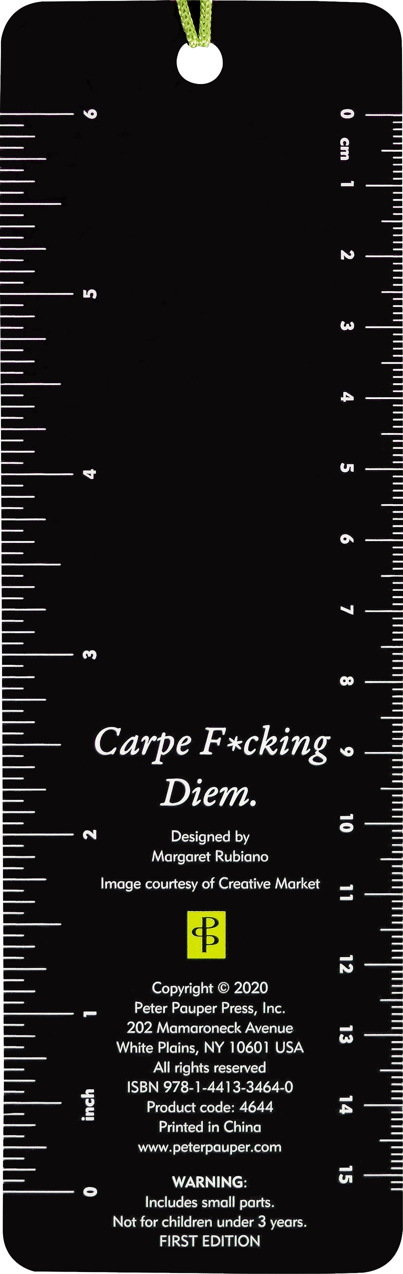 Carpe F*cking Diem Beaded Bookmark