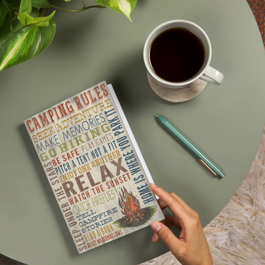 PREMIUM JOURNAL Camping Rules, Home Is Where You Park It