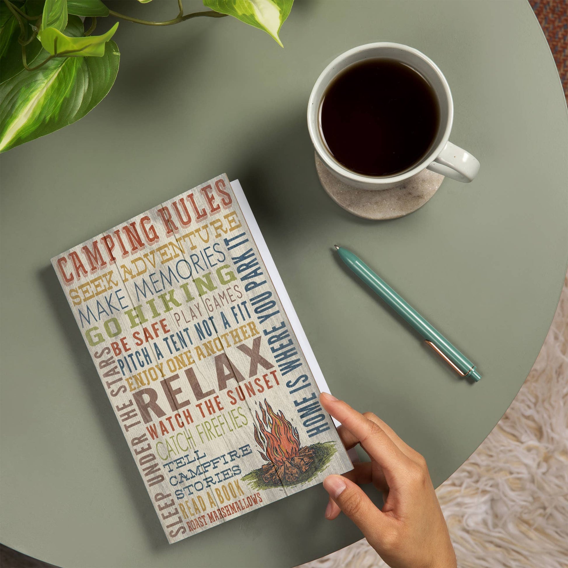 PREMIUM JOURNAL Camping Rules, Home Is Where You Park It