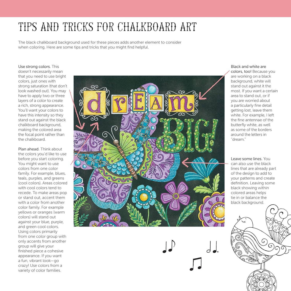 Chalk-Style Good Times Deluxe Coloring Book