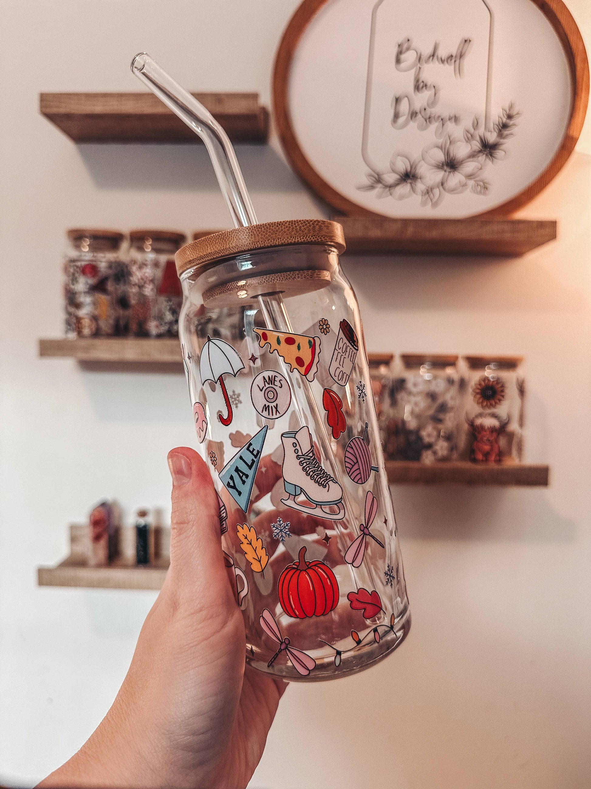 Gilmore Girls Glass 16oz Cup