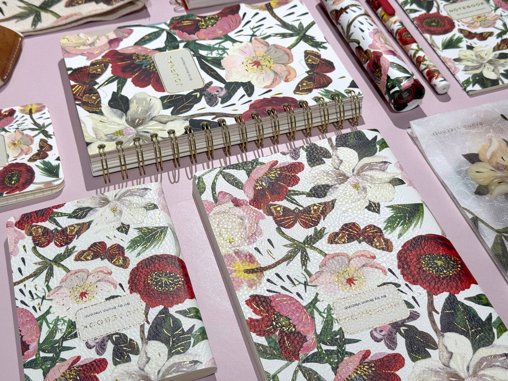 A6 Passport Notebook - Peonies