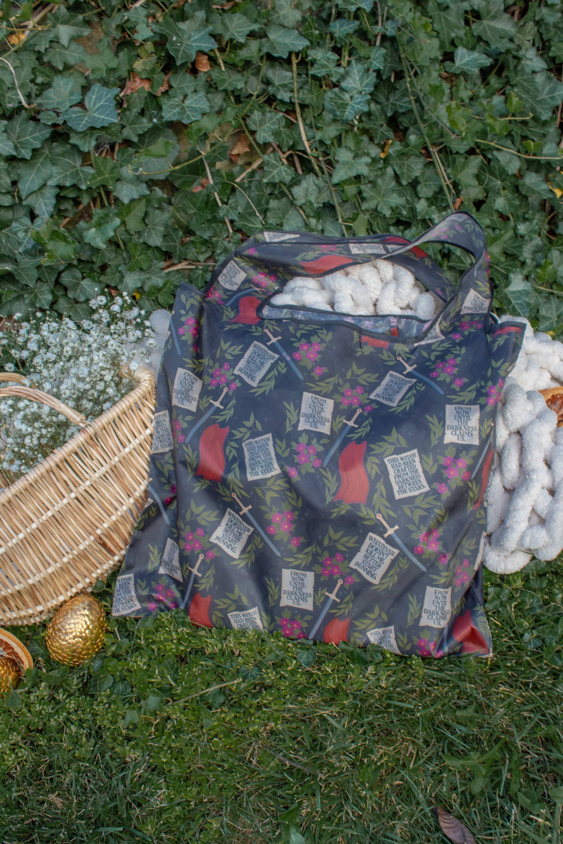 Throne of Glass Manon | Reusable Bookish Grocery Tote Bag