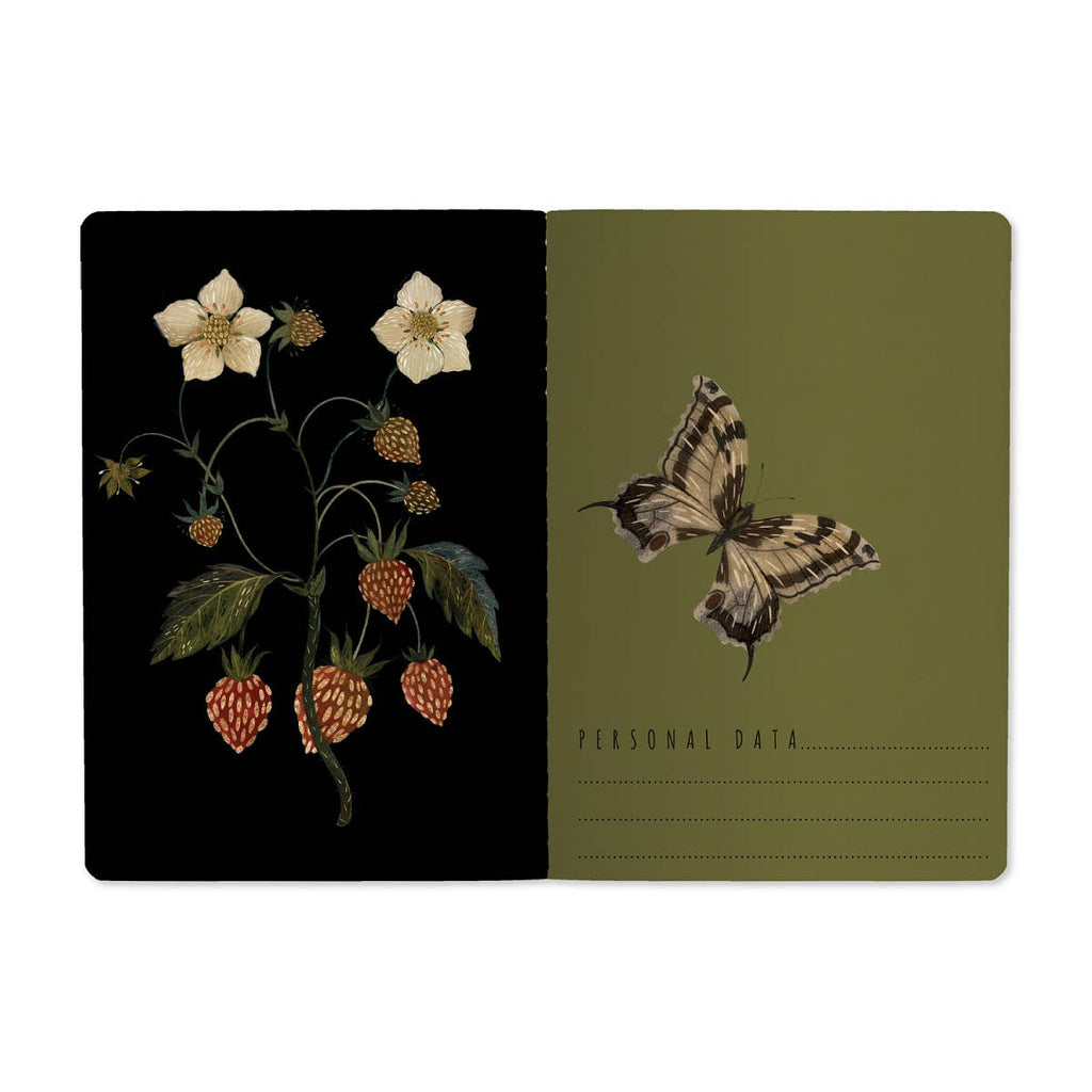 A6 Passport Notebook - Forest Flowers