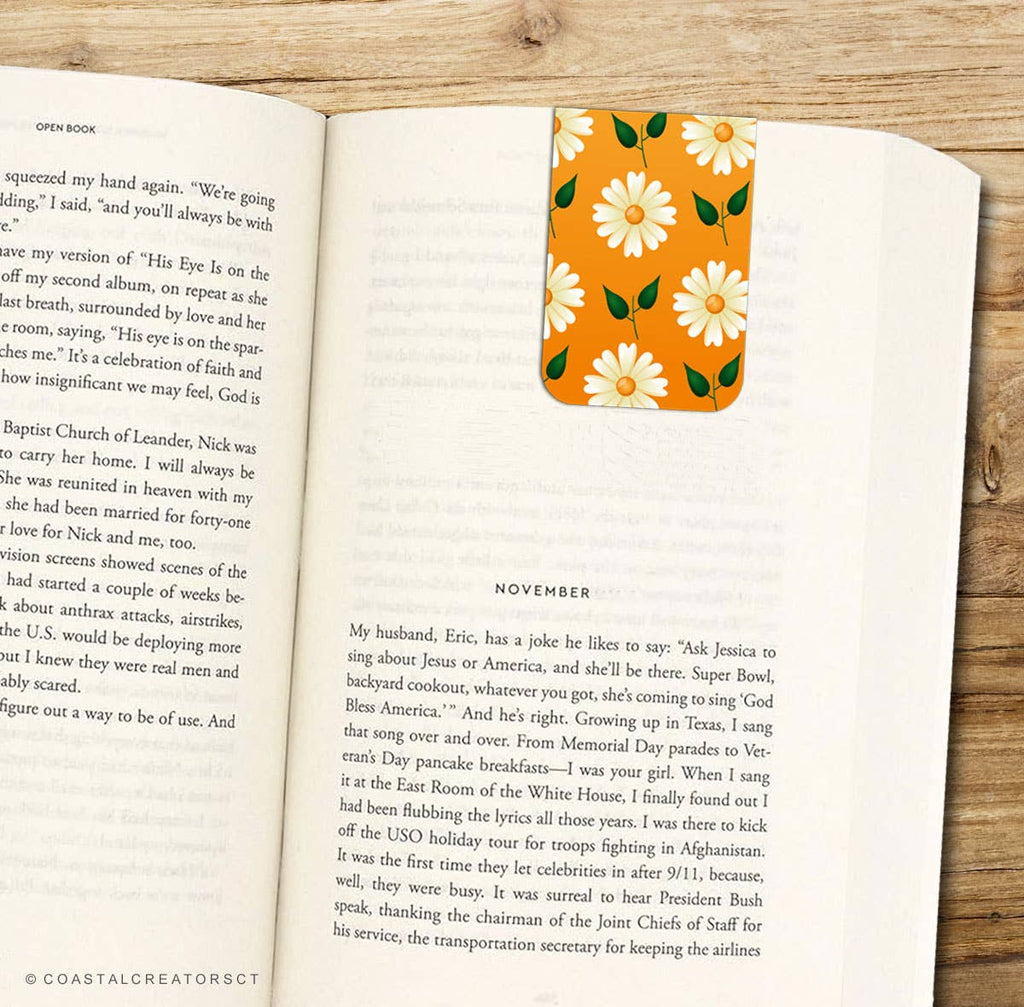 2-Pack Colorful Sunflowers Magnetic Bookmarks (Packaged)