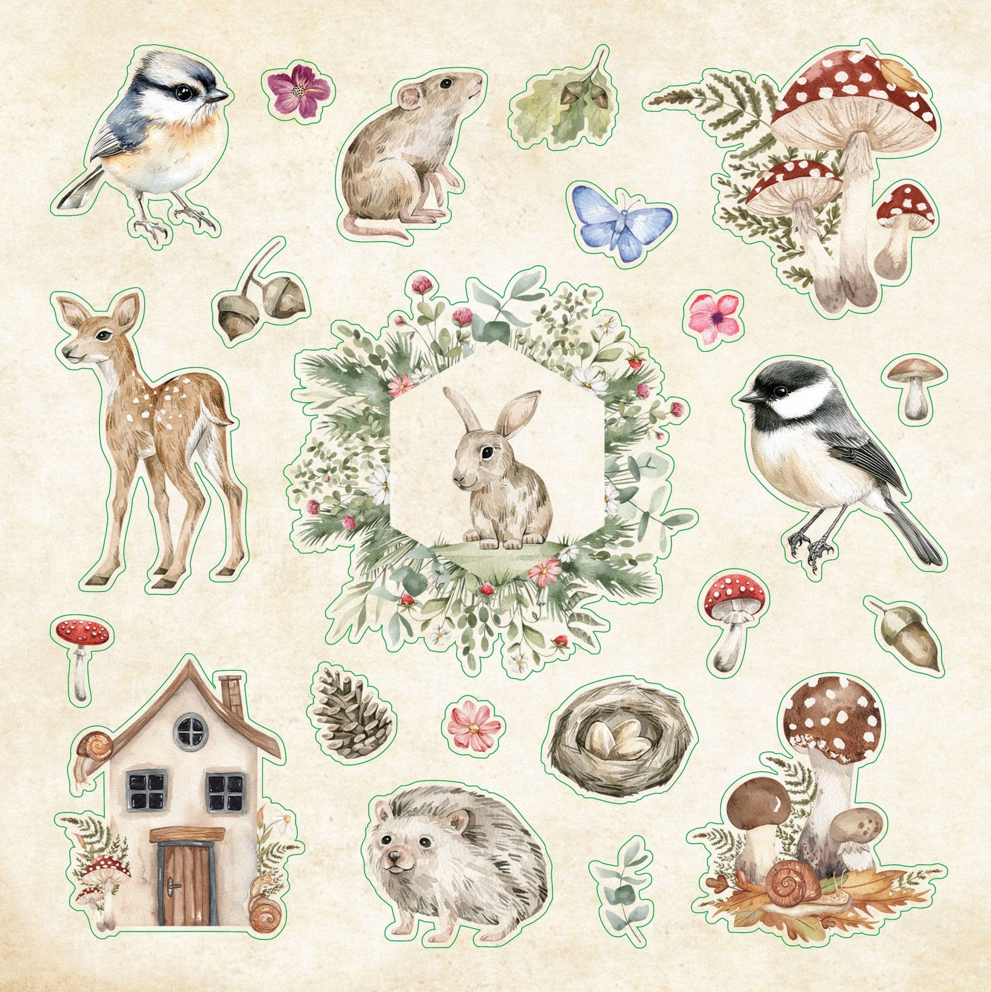 Enchanted Forest Sticker Book