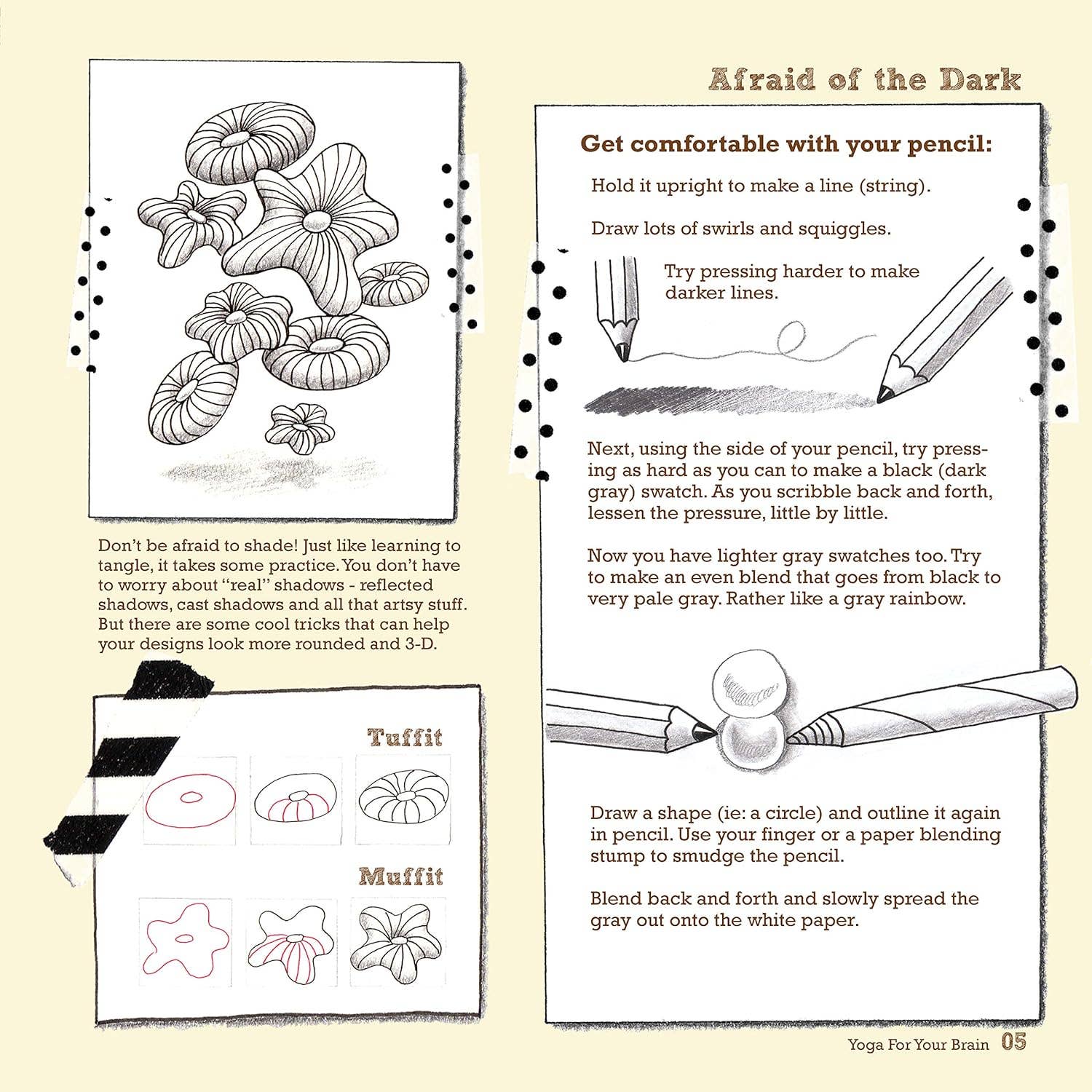 Yoga for Your Brain -A Zentangle Workout-60+ Tangle Patterns