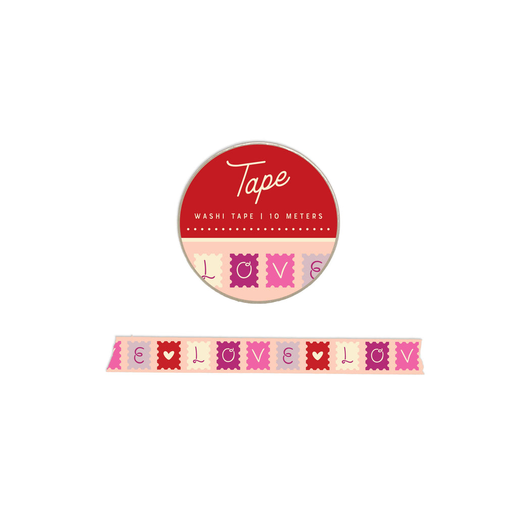 Love Stamp Washi Tape