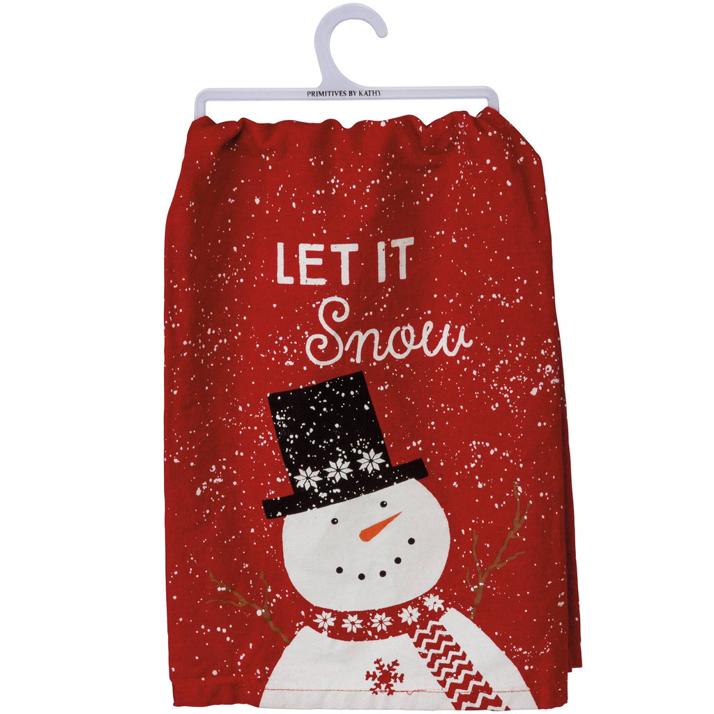 Let It Snow Nordic Kitchen Towel