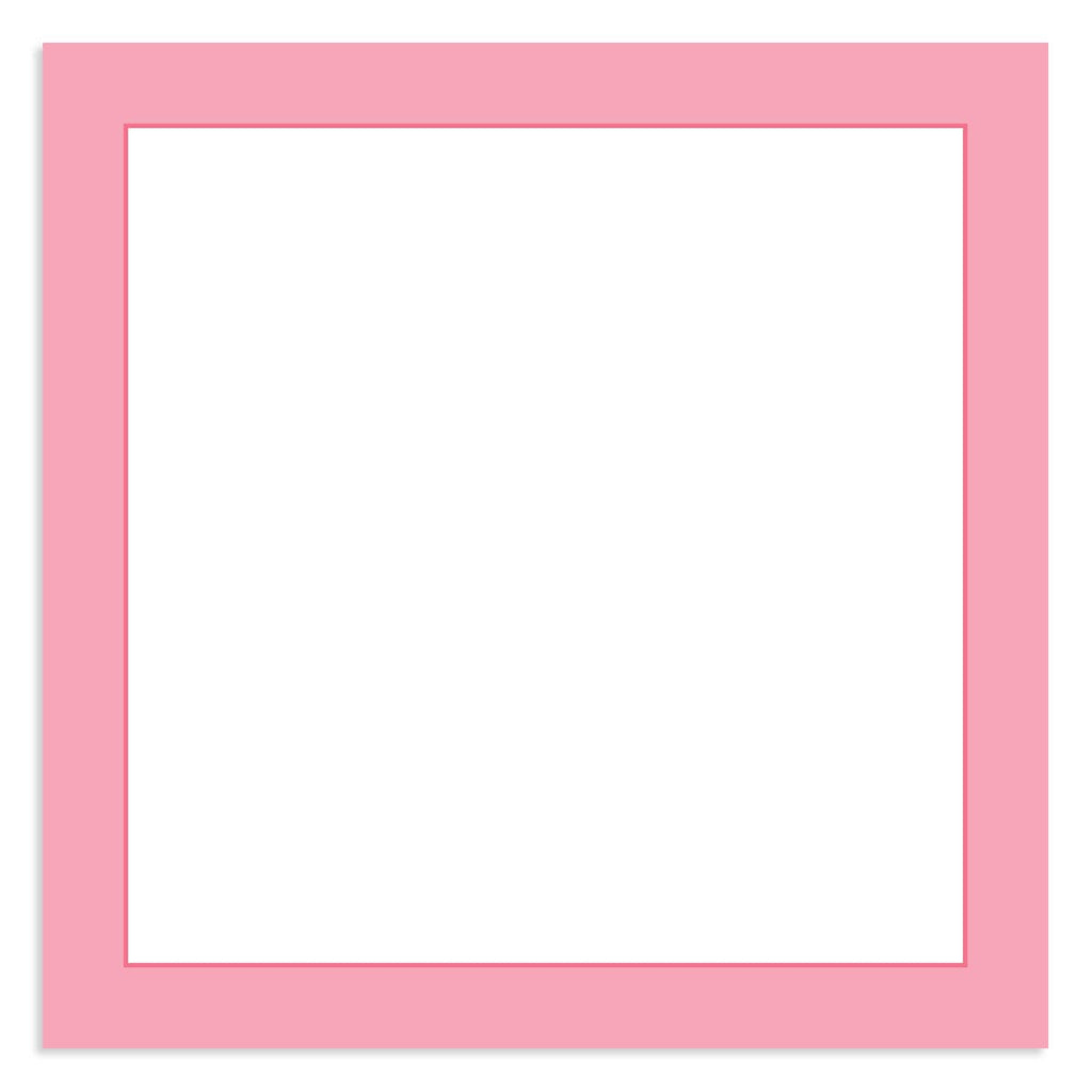 Pink Damask Notepad Block