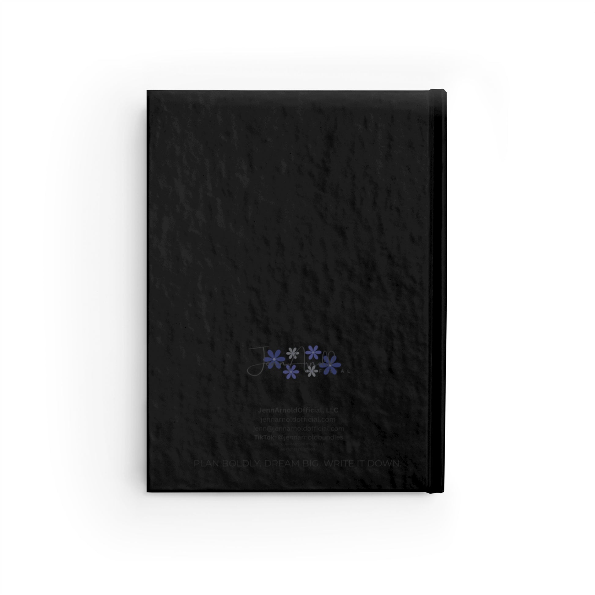 Live the Life You Want Black 5"x7" Journal
