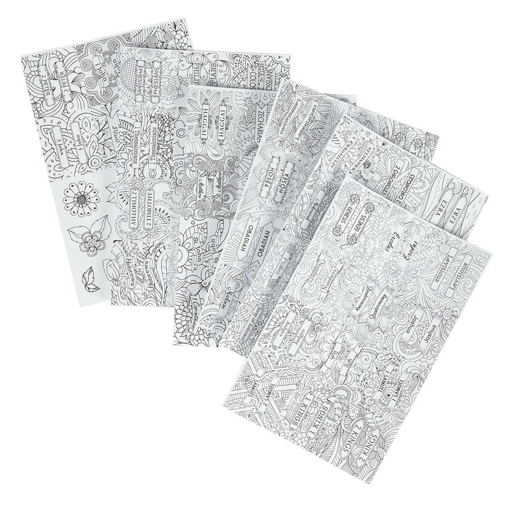 Bible Indexing Tabs Colorable