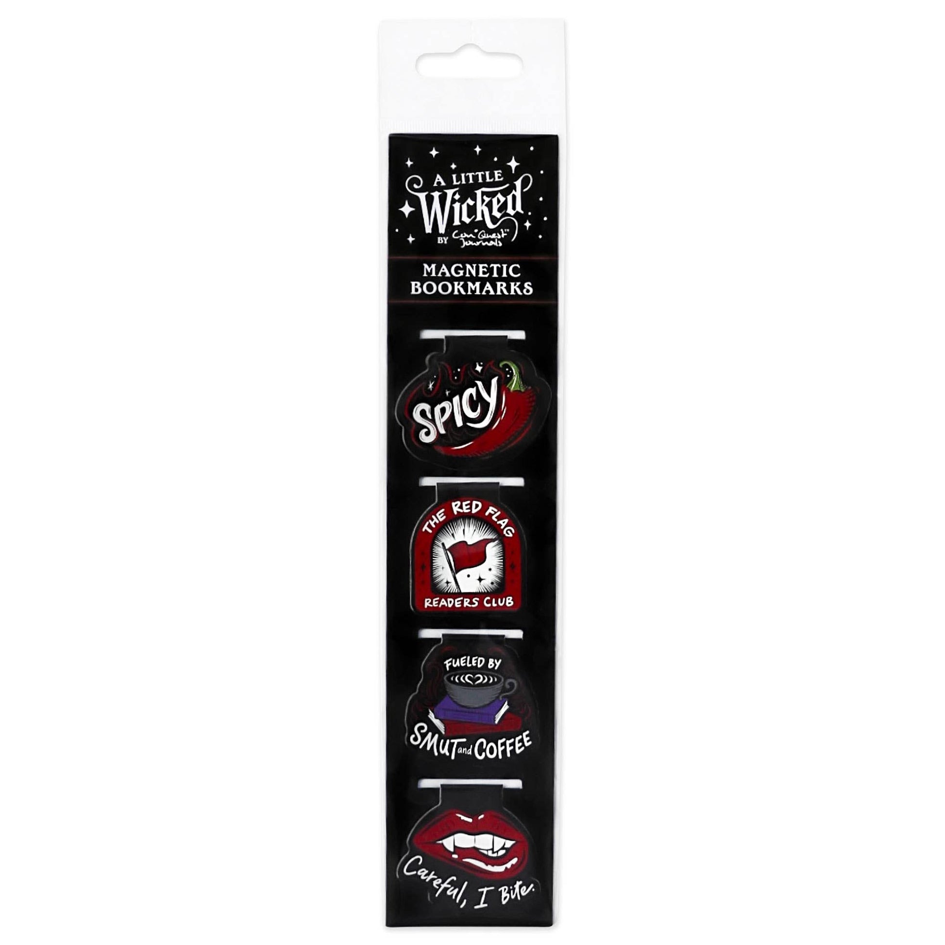 A Little Wicked Magnetic Bookmarks (4-Pack)