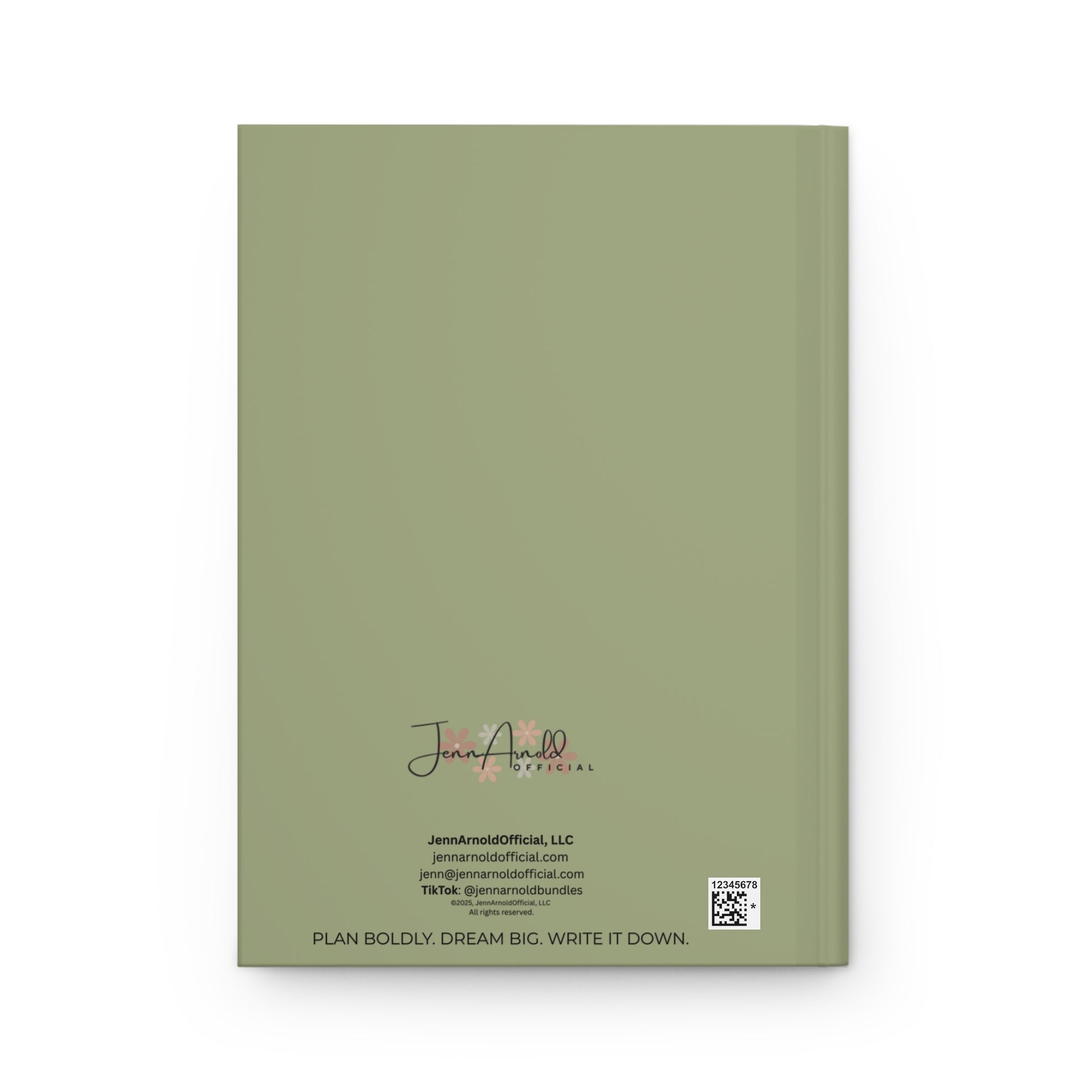 Live the Life You Want Sage 5.75"x8" Journal