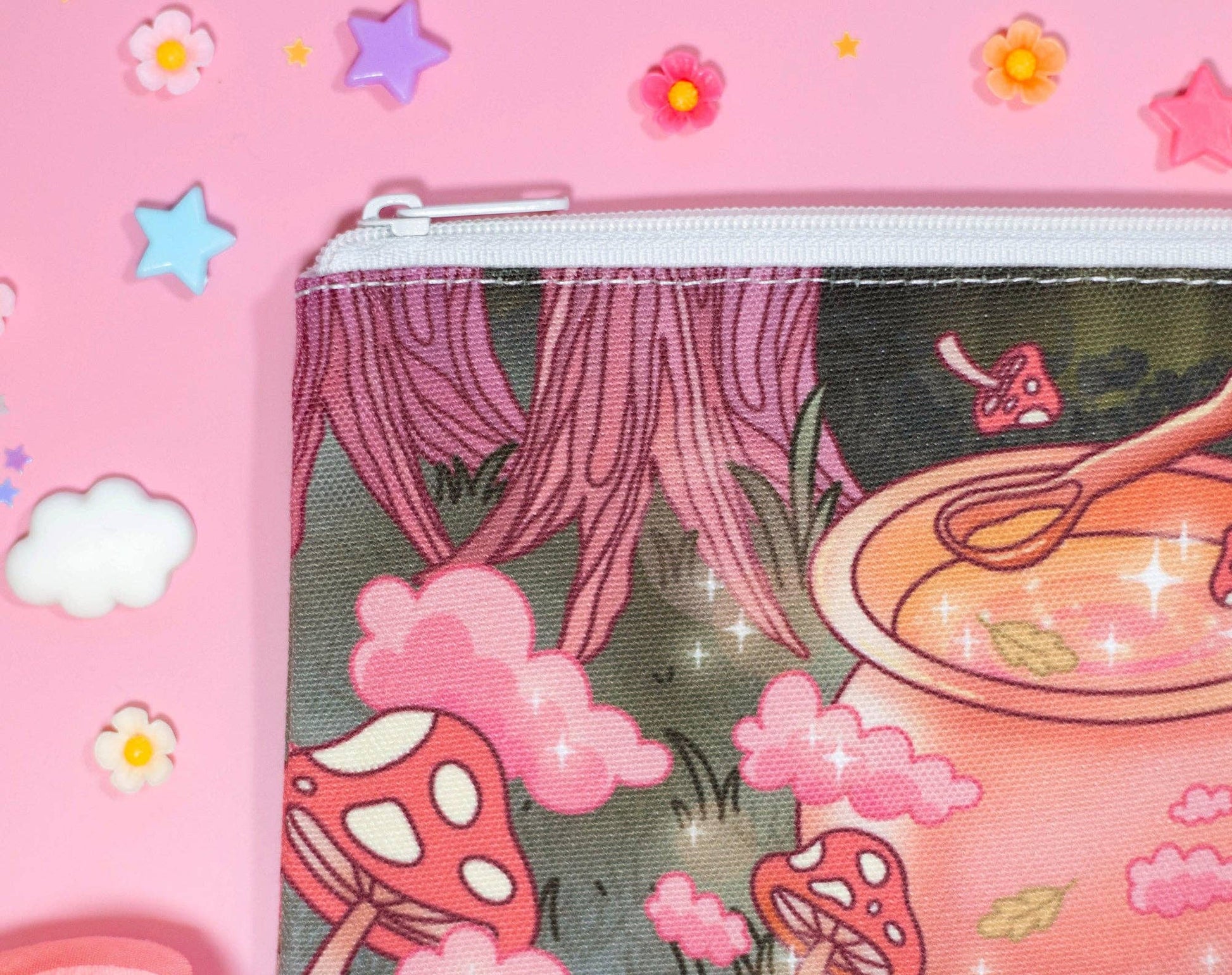 Mushroom Cottagecore Pencil Case