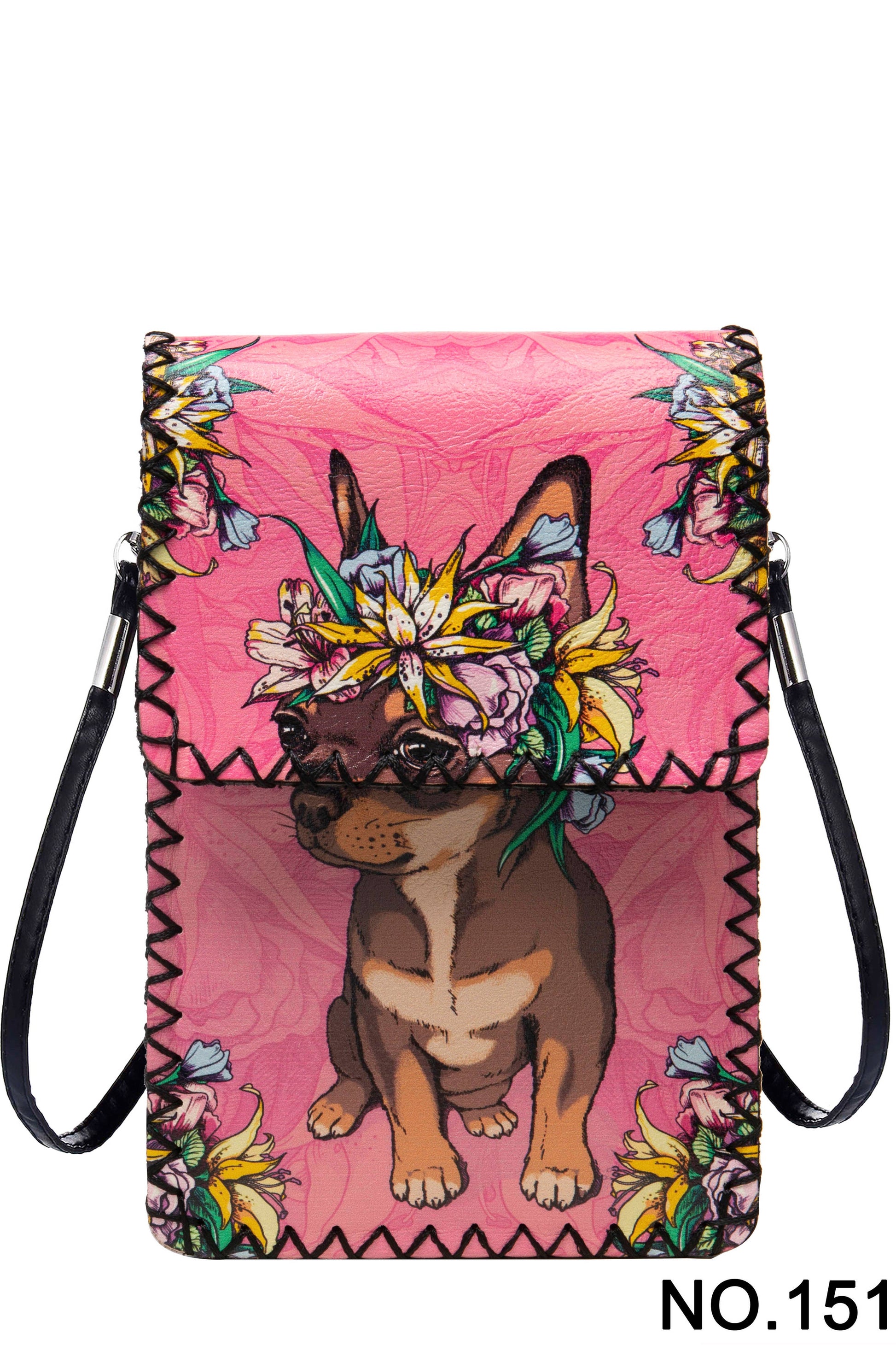 Chihuahua Dog Printed Crossbody HB0580 - NO.151