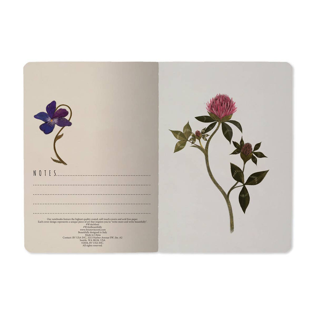 A6 Passport Notebook -Symmetrical Flora