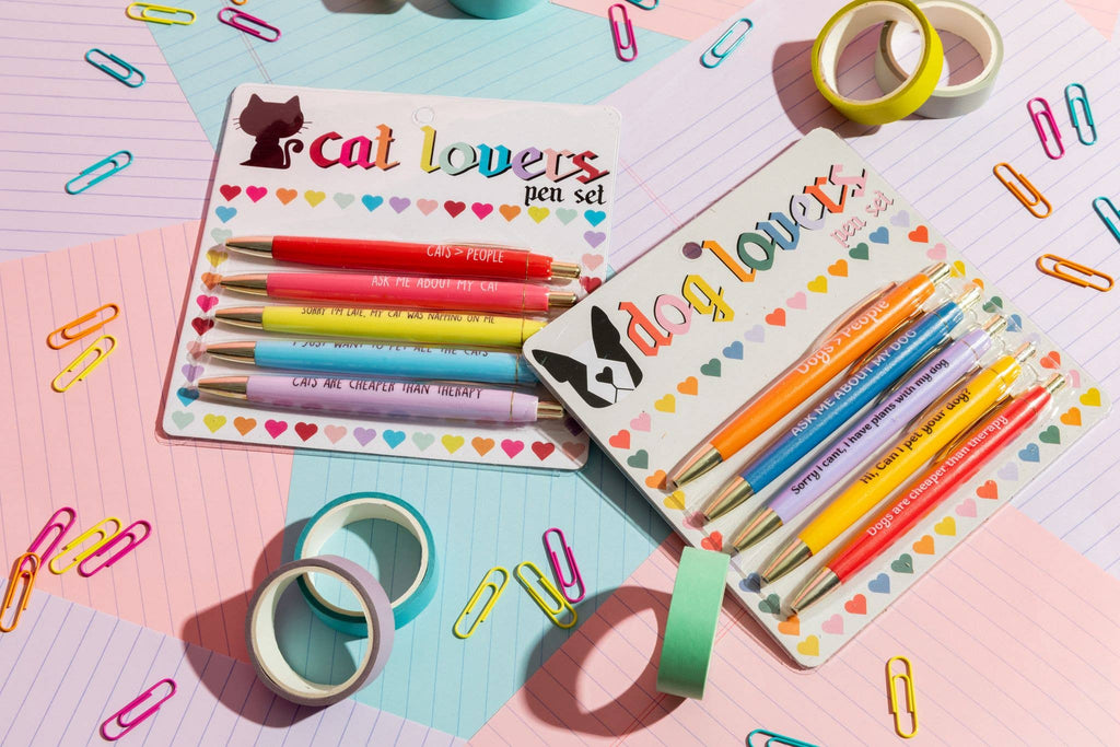 Dog Lovers Pen Set (gifts, pens, pets, mothers day, spring, easter, stationery)