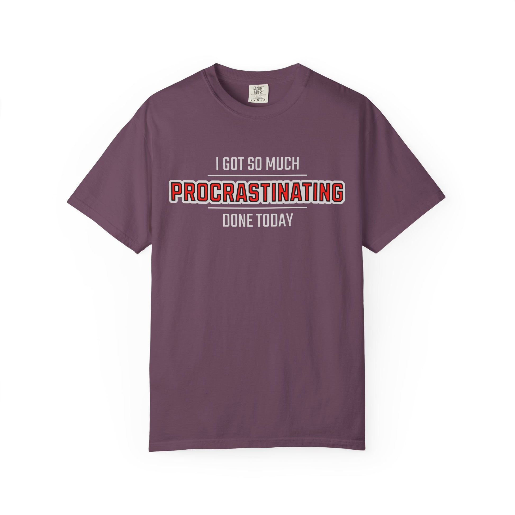 I Got So Much Procrastinating Done Today - Outline - Unisex T-shirt