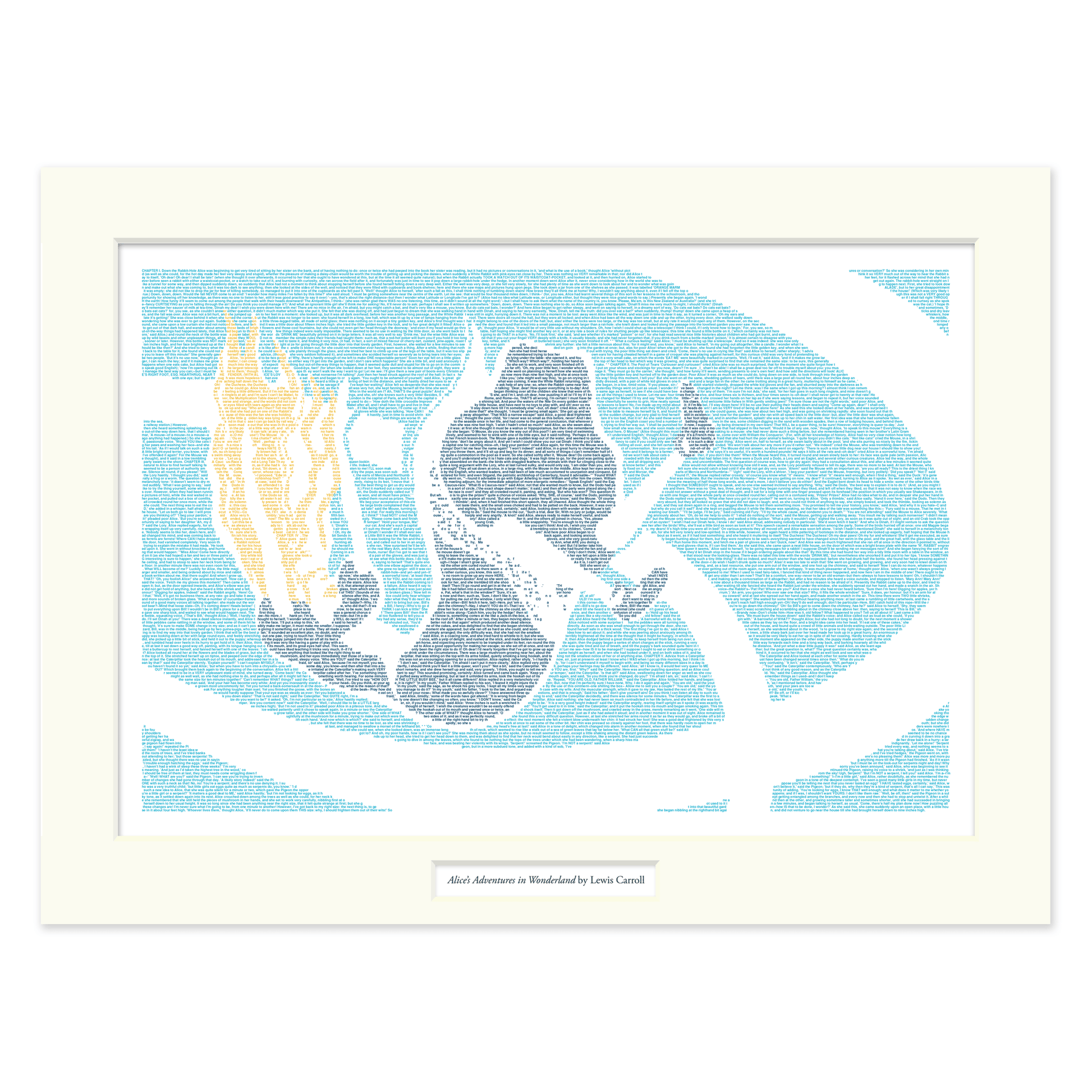 Alice's Adventures in Wonderland Matted Print