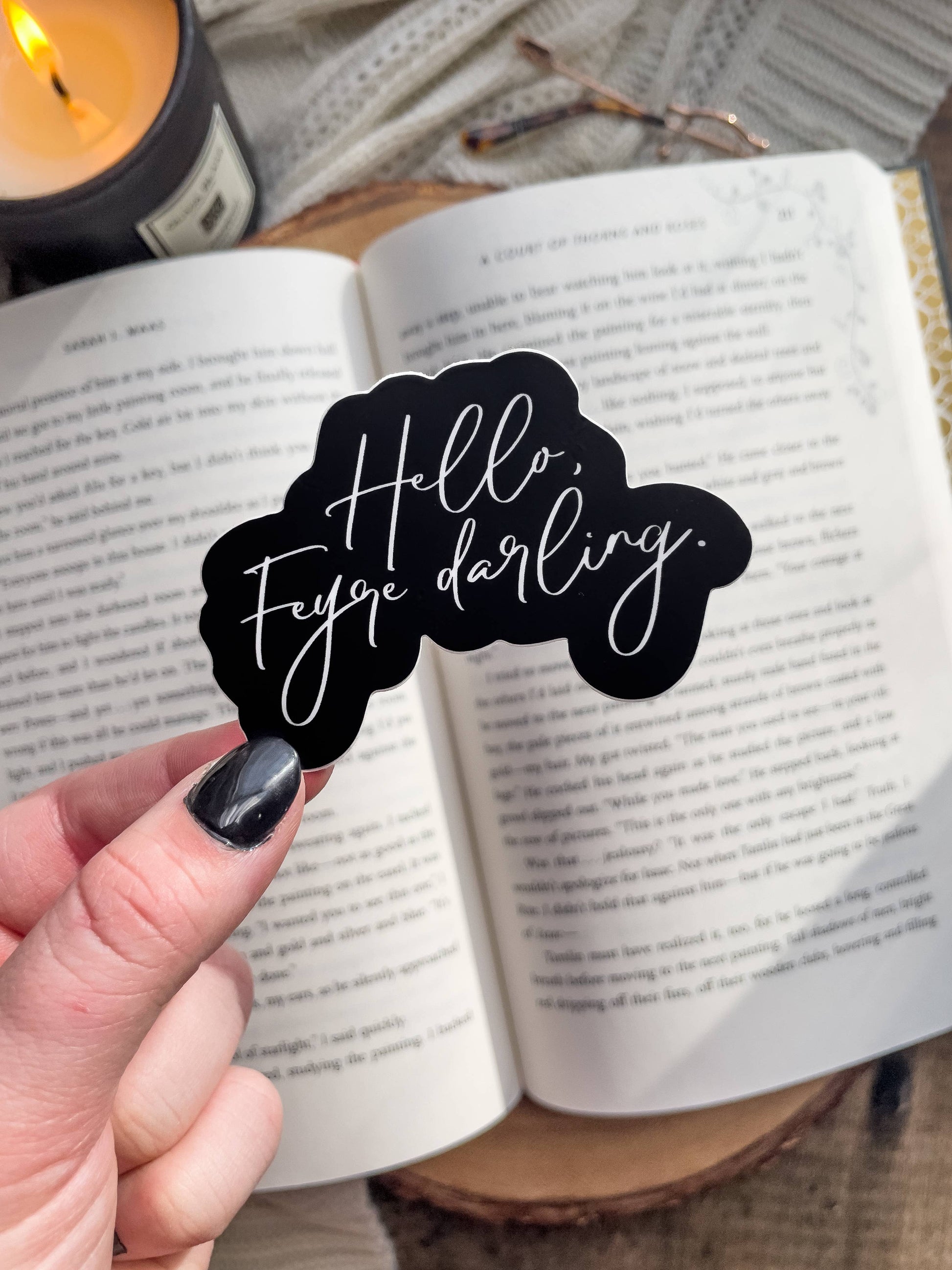 Hello Feyre Darling Vinyl Sticker | ACOTAR
