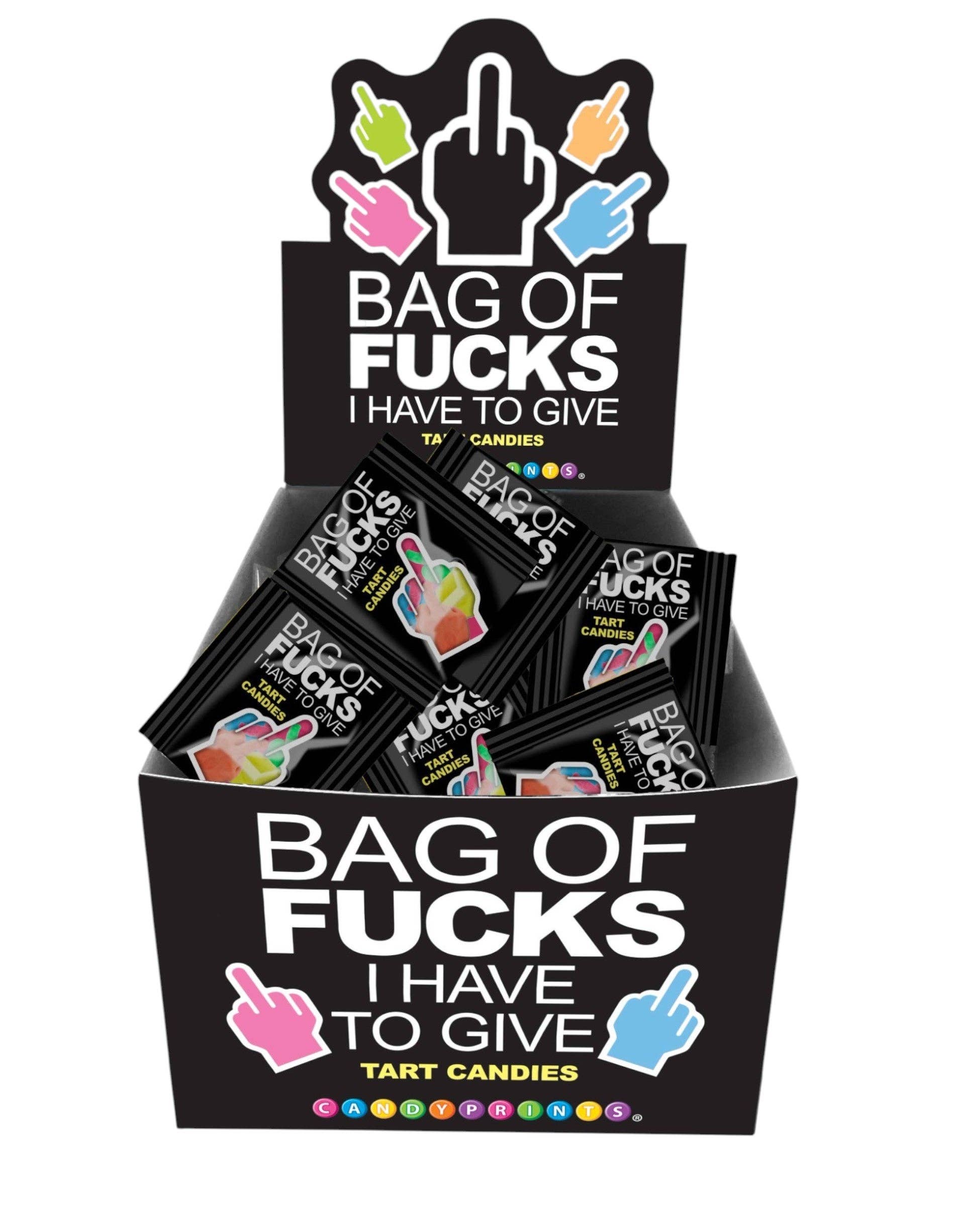 Bag of Fucks I Have to Give-POP Display of 100
