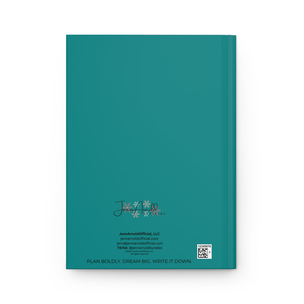Live the Life You Want Teal 5.75"x8" Journal